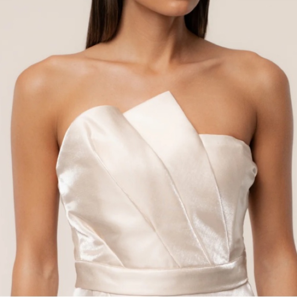 JLUXLABEL CHAMPAGNE GALA PLEATED TOP XL Color: Champagne
BNWT
